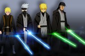 Lạ lẫm khi thấy các ninja trong Naruto tay cầm kiếm ánh sáng theo phong cách Star Wars