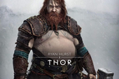 Thor "bụng phệ" xuất hiện trong God of War Ragnarok