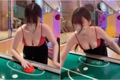 Mặc trễ nải tới lộ cả nội y trong khu gaming, hot girl xinh đẹp bỗng chốc nổi như cồn, CĐM ngỡ ngàng khi tìm thấy info