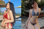 Đồng nghiệp mặc bikini hai mảnh, khoe body nóng bỏng sau Tết, MC Phương Thảo có câu nói “ái ngại” về bản thân