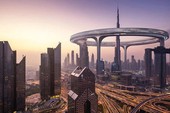Tham vọng của các kiến trúc sư Dubai: Xây vòng tròn 'siêu khủng' bao quanh tòa nhà cao nhất thế giới