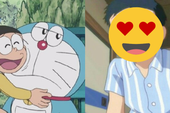 Nhan sắc Nobita khi bỏ kính bất ngờ "gây sốt", khác xa vẻ hậu đậu thường thấy ở Doraemon