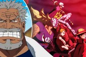 One Piece: Garp để mặc Luffy chiến đấu với 2 Tứ Hoàng nhưng lại liều mạng để cứu Koby