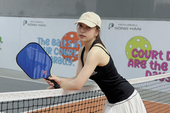 Hot girl pickleball bị hỏi ẩn ý về tình cũ cầu thủ và màn đáp trả cực mượt