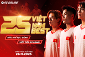 Dàn sao trẻ của U22 Việt Nam xuất hiện trong FC Online với mùa thẻ 25 Vietnam Best