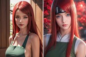 Ngỡ ngàng với nhan sắc mẹ Naruto khi được AI "tân trang", ăn đứt cả manga lẫn anime