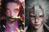 Choáng ngợp với nhan sắc dàn nhân vật Kimetsu no Yaiba khi được AI tái hiện như thật