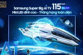 Người hâm mộ choáng ngợp khi xem Ngoại hạng Anh trên Samsung AI TV màn hình cực đại