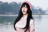 "Thoát vai" nữ coser quyến rũ, Cigw Pols ghi điểm tuyệt đối với bộ ảnh áo dài đón Tết dịu keo