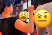 Bất chấp chỉ trích, chẳng ngại thị phi, cô gái phòng gym diện đồ hớ hênh để gắn link bán hàng?