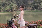 Dạo chơi ở Tuyệt Tình Cốc, bộ ảnh của hot girl bất ngờ viral chóng mặt