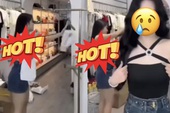 CĐM "đứng hình" khoảnh khắc hớ hênh của hot TikToker ngay trên sóng livestream bán hàng, chỉ là tai nạn nghề nghiệp!