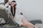 Quỳnh Kool hóa "nàng thơ" giữa biển xanh, bộ ảnh mãn nhãn hớp hồn fan