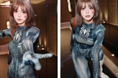 Cosplay "Nhện Đen" quá gợi cảm, nàng hot girl bỗng nổi như cồn, CĐM vội truy tìm danh tính và cái kết