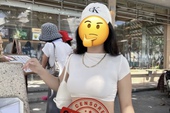 Diện đồ ngắn đi cà phê rồi lên mạng hỏi ý kiến, cô gái nhận rổ "gạch đá"