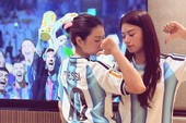 Argentina chiến thắng mãn nhãn, fan girl Hà Linh tung ảnh ăn mừng khiến anh em thích thú