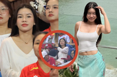 Nàng WAG sexy nhất làng bóng đá lọt camera nhà đài khi cổ vũ ĐT Việt Nam, visual đời thường gây sốt