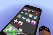 Dùng Minecraft xây... điện thoại Iphone