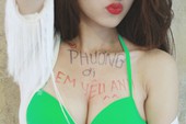 Bỏng mắt với màn viết thông điệp của nữ game thủ Việt