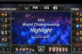 Chung kết thế giới mùa 5: Highlight trận Tứ Kết đầu tiên OG 3-1 FW