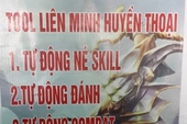 Đắng lòng quán Net dán poster quảng cáo hack Liên Minh Huyền Thoại