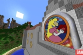 Tham quan tòa lâu đài đồ sộ của Super Mario 64 trong Minecraft