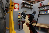 Garage Fallout 4 được xây dựng chi tiết từ 20,000 mảnh LEGO