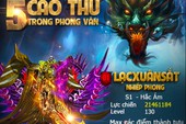Infographic – Vinh danh top 5 cao thủ Phong Vân Vô Song