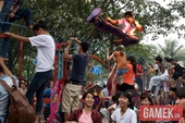 Chết cười với game thủ Việt chế ảnh "vỡ trận" ở công viên nước