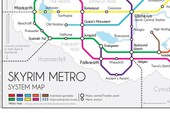 Xuất hiện bản đồ tàu điện ngầm cho Skyrim