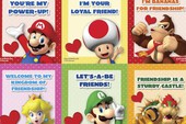 Những tấm thiệp Valentine dễ thương của Nintendo