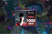 Liên Minh Huyền Thoại: Thưởng thức đoạn video nhìn lại quãng đường Faker đạt 1000 kills