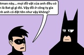 Truyện tranh hài - Cách mà Batman đặt tên cho các món đồ của mình