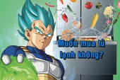 Bất ngờ xuất hiện tủ lạnh Vegeta... Xanh tại Nhật khiến fan khóc thét