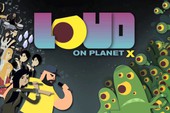 Loud on Planet X - Game âm nhạc kết hợp thủ thành cực độc đáo