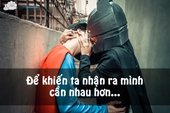 Hài hước với bộ ảnh về "cuộc tình" Batman V Superman do fan Việt Nam thực hiện