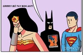 Truyện tranh hài - Khi Wonder Woman cãi nhau với Anti Fan