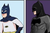 Truyện tranh hài - Batman xưa và nay khác nhau như thế nào