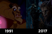 So sánh từng cảnh của "Beauty and the Beast" năm 2017 với bản hoạt hình năm 1991
