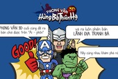 Lạ mắt khi các siêu anh hùng xuất hiện trong game online Việt