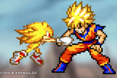 Son Goku hoá thần đấu với Sonic vẫn bị đập 'te tua'