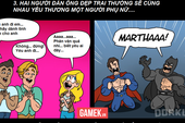 Truyện tranh hài - Những điểm giống nhau giữa Batman V Superman và một bộ phim tình cảm hài