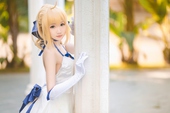 Cosplay nàng Saber xinh đẹp, dễ thương, đốn tim game thủ Việt