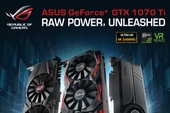 Lộ diện card đồ họa Asus GeForce GTX 1070 Ti, thiết kế y hệt GTX 1080 Ti, bán ra ngày 02/11 tới