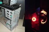 Đỉnh cao, game thủ Việt biến 'cục sắt phế thải' thành máy tính đẹp lung linh