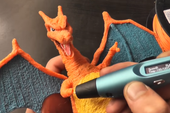 Chiêm ngưỡng Pokemon Charizard được "vẽ" 3D cực kì ấn tượng