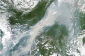 Cháy rừng lớn nhất ở Siberia trong vòng 10.000 năm, nhìn từ vệ tinh của NASA