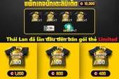 Không thể tin nổi, FIFA Online 3 Thái Lan đã bán gói thẻ Limited