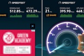 Thử nghiệm gói dịch vụ Internet tốc độ cao 1Gb/s đầu tiên tại Việt Nam của FPT Telecom, tải file 4 GB chỉ tốn chưa đến 4 phút!
