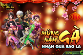 Đón xuân mới, game Việt Mộng Võ Lâm tặng người chơi Ngũ Đại Bảo Vật